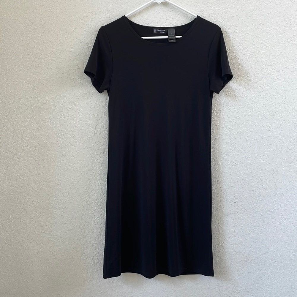 {Liz Clairborne} Black Shirt Dress